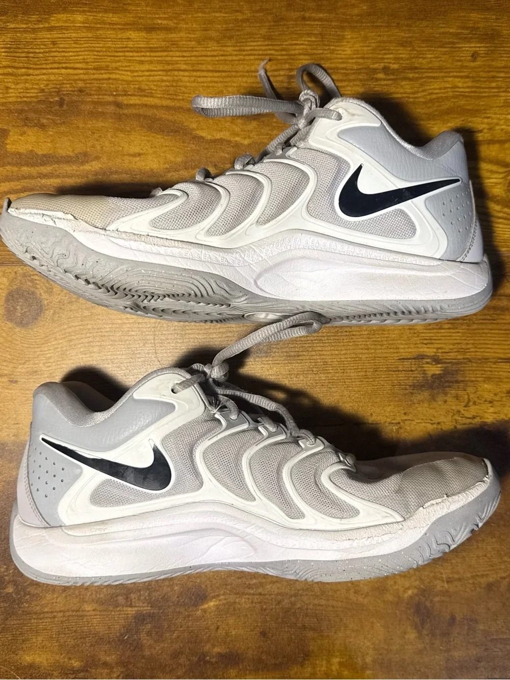 Nike Gray Women's Lightweight Lace-Up Sneakers